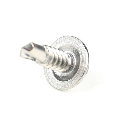 100% QC Test Wafer Head Acciaio inossidabile cinque angoli flange auto-perforazione viti di sicurezza