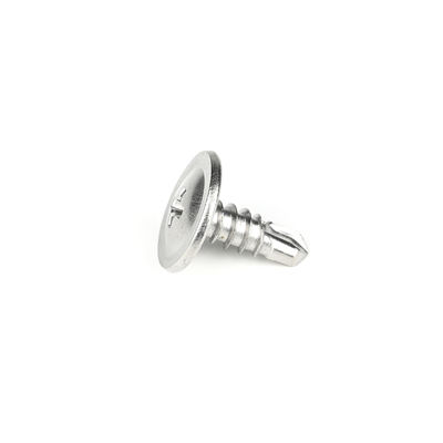 Metrica Testa di wafer in acciaio inossidabile Phillips viti di trivellazione Ss410 Parafusos per metallo