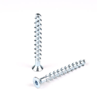 Testa esessuale M6 75mm zinco rivestimento socket piatto muratura bullone di ancoraggio per calcestruzzo pesante
