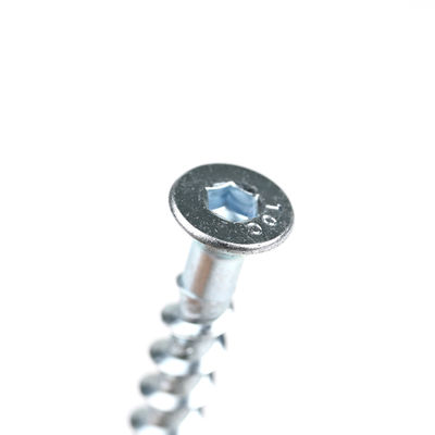 Testa esessuale M6 75mm zinco rivestimento socket piatto muratura bullone di ancoraggio per calcestruzzo pesante