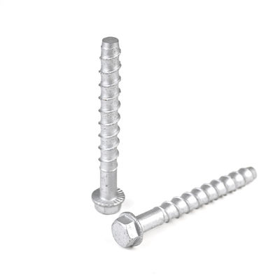 Testa piatta Grande diametro Acciaio al carbonio Eix Massoneria bullone M12 125mm Auto Tapping vetro di calcestruzzo