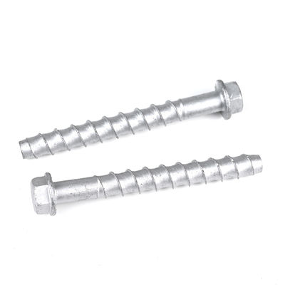 Testa piatta Grande diametro Acciaio al carbonio Eix Massoneria bullone M12 125mm Auto Tapping vetro di calcestruzzo