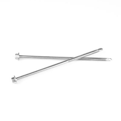 Installazione di vite a trivellazione automatica Ss410 5.5x140 mm con azionamento Phillips Cross Recess