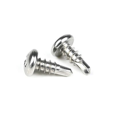 Supporto personalizzato Nero Phillips Croce Pan Head Sus 304 viti auto-perforazione 3.5x10mm