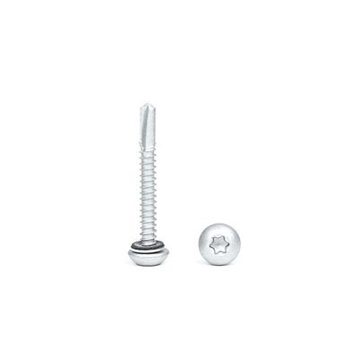 Wafer Head Stile per auto-perforazione di vite Sus410 in acciaio inossidabile ZINC Finish Self Tapping