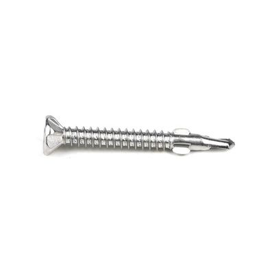 SUS410 Flat Phillips Head Self Tapping Self Drilling Screw Wing Tek Screw con puntini 4.2x38