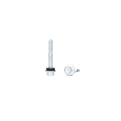 Vettura per tetti con testa a fiocco gialla M5.5 X 38 Vetture metalliche a tappatura automatica Tek 5 Vetture auto-perforazioni per tetti