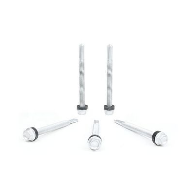 Flangia in acciaio inossidabile auto-perforazione Hex testa di metallo viti Phillips Cross Recess INCH