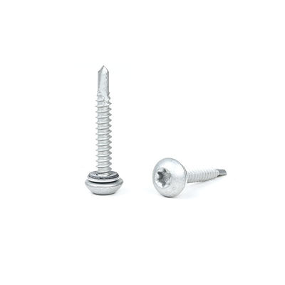 Vattone Tek a testa ovale in acciaio inossidabile SUS410 a trivellazione automatica con lavastoviglie Epdm per tetti