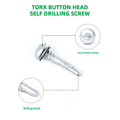 Acciaio inossidabile self-drilling pannello sandwich vite Torx Pan Head 32mm Termine di pagamento T/T