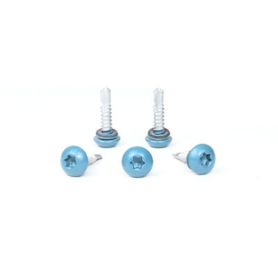 SS410 In acciaio inossidabile color corroshield Roofing Screw 1'' Pan Head Torx Self Drilling Screw con lavastoviglie