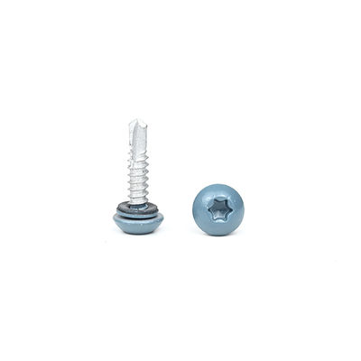 SS410 In acciaio inossidabile color corroshield Roofing Screw 1'' Pan Head Torx Self Drilling Screw con lavastoviglie