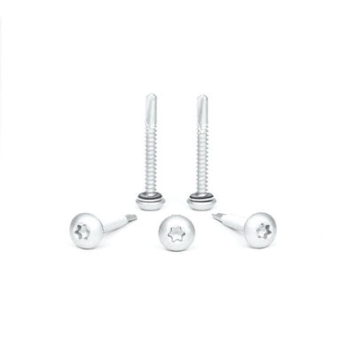 SUS410 Testa di pulsante in acciaio inossidabile Torsa a vite con lavatrice