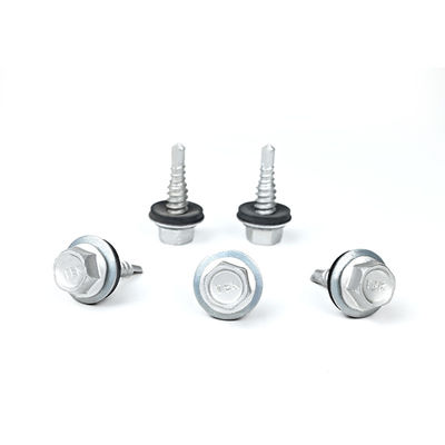Telaio di acciaio a testa esessuale auto-perforazione Tek viti con lavastoviglie di gomma Stitch vite 1 punto