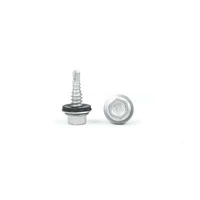 Telaio di acciaio a testa esessuale auto-perforazione Tek viti con lavastoviglie di gomma Stitch vite 1 punto