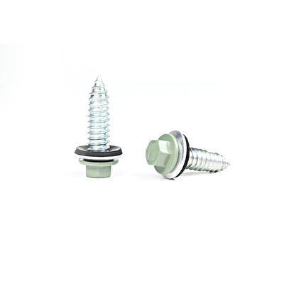 Vetture in lamiera di metallo rivestite di zinco testa esessuale auto-perforazione Tapping vite con lavatrice di gomma