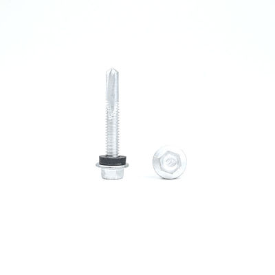 38 mm SUS410 per auto-perforazione, vite esessuali in acciaio inossidabile con testa di flangia e lavastoviglie EPDM