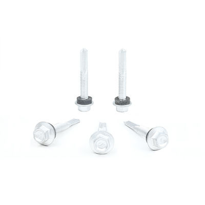 38 mm SUS410 per auto-perforazione, vite esessuali in acciaio inossidabile con testa di flangia e lavastoviglie EPDM