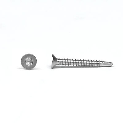 In acciaio inossidabile giallo Sus 304 Csk Torx Flat Head Self Drilling Screws Inox 3,9x25mm