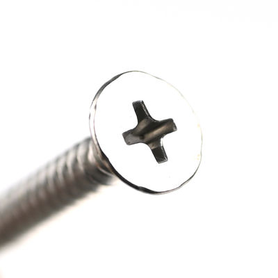 Vattone a testa piatta in acciaio inossidabile auto-perforazione con ala 4.5x37mm con finitura Ruspert