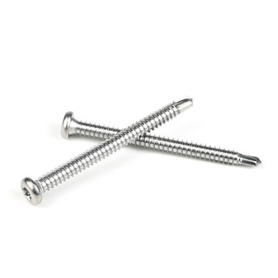 6.3 X75 mm viti autoforatrici in acciaio inossidabile zincate per apparecchi elettrici