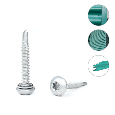 Vetture Tek auto-perforazioni in acciaio inossidabile 410 a prova di ruggine per pannelli di parete per tetti metallici