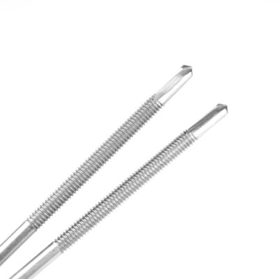 Testa di lavastoviglie in acciaio inossidabile a strisce esatte per pannello sandwich in rockwool 5.5x243 mm