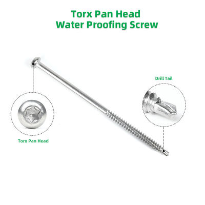 6.3 x 125 mm per l'installazione di membrane per tetti in PVC/TPO/EPDM