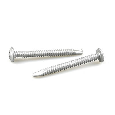 Fabbricazione in acciaio di una struttura fissante bi-metallica 5.5x60 perforazione con testa di wafer Phillips Purlin