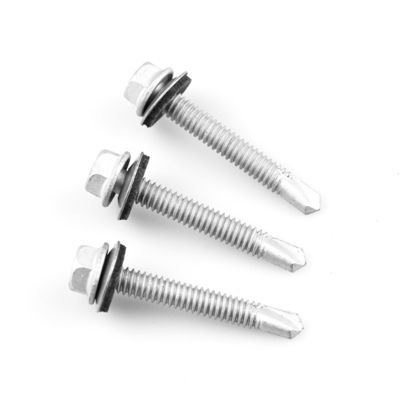 6.3x45 Hex Flange Autoterra per pannelli di rivestimento per la parete impermeabile