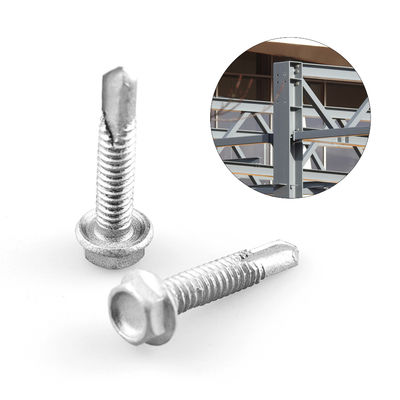 Rivestimento standard 4.8x25 Flancella esessuale Bimetallo Acciaio inossidabile Testa esessuale per foratura automatica per giunti di telaio in acciaio