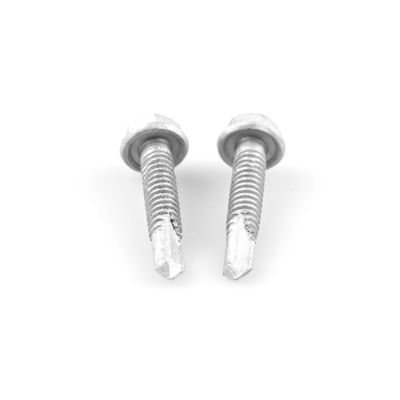 Rivestimento standard 4.8x25 Flancella esessuale Bimetallo Acciaio inossidabile Testa esessuale per foratura automatica per giunti di telaio in acciaio