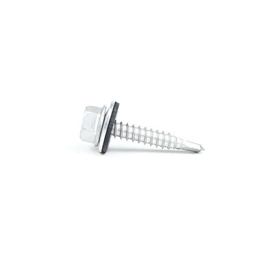 Vetture per auto-perforazione su tetti metallici con flangia esessuale rivestita con lega di zinco