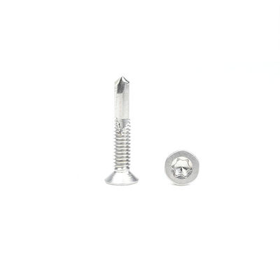 Installazione 5.5x32 Torx in acciaio inossidabile Csk testa Tek vite per il fissaggio del legno a purlin