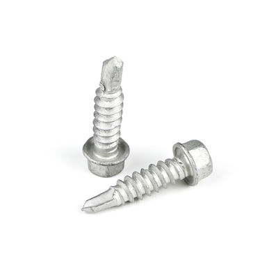 Legata di zinco rivestita con 6.3x25 vite bimetaliche per auto-perforazione vite esessuale testa della lavatrice Tek vite per braccia d'angolo