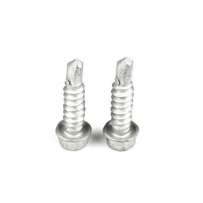 Legata di zinco rivestita con 6.3x25 vite bimetaliche per auto-perforazione vite esessuale testa della lavatrice Tek vite per braccia d'angolo