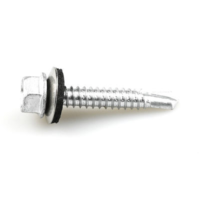 Resistente alla corrosione 6.3x38 Bimetall Hex Washer Head Screw auto-perforazione in acciaio inossidabile