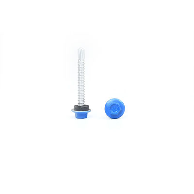 Sistema dell'involucro edilizio Fluorocarburo Forno 5.5x45 Acciaio inossidabile Flange Teks Roof Screw