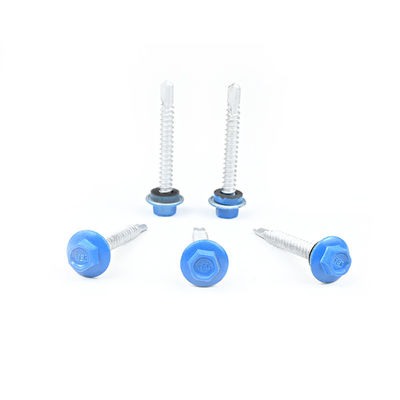 Sistema dell'involucro edilizio Fluorocarburo Forno 5.5x45 Acciaio inossidabile Flange Teks Roof Screw