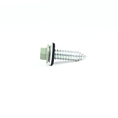 100% QC Test Lega di zinco Rivestito 11/32x1/4' Hex Head Sheet Metal Screw per lucernario