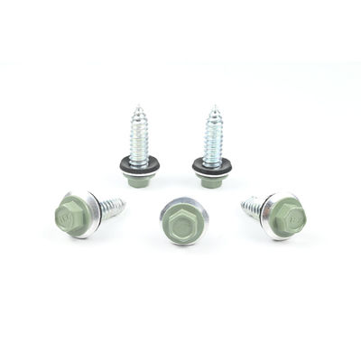 100% QC Test Lega di zinco Rivestito 11/32x1/4' Hex Head Sheet Metal Screw per lucernario